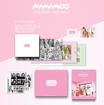 Mamamoo Official 2017 Seasons Greetings Special Box Calendar