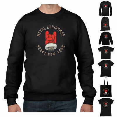T-Shirt Heavy Metal Weihnachten Neujahr - Tattoo Weihnachten Geschenke Prent Pullover Rock