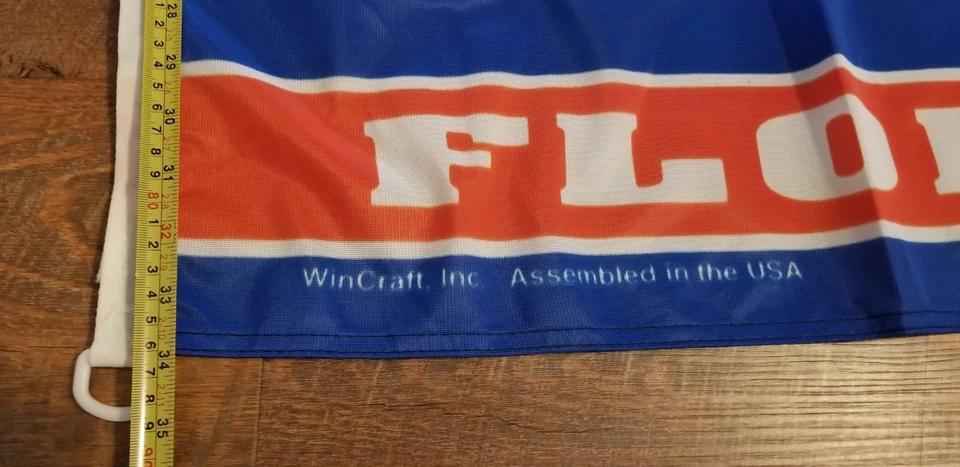 Vintage WinCraft Sports FLORIDA GATORS Flag Banner 5'x3' Made in USA - Image 2 of 4