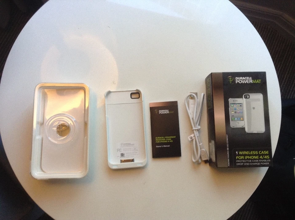 Duracell Powermat White Apple I phone 4/ 4S Case - Image 2 of 2
