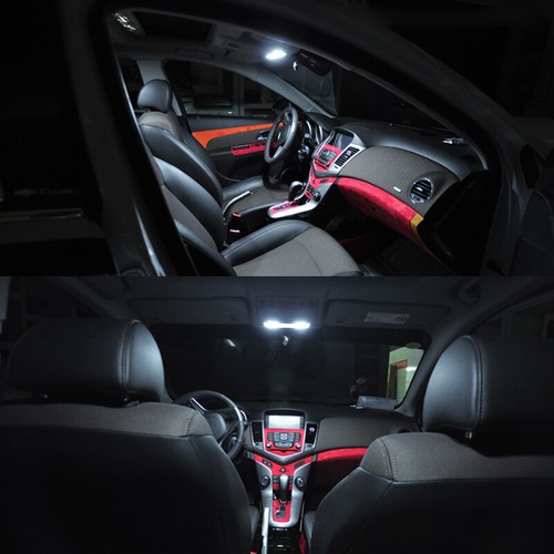 2pcs 6000K White 168 W5W LED Interior Map Dome Light Bulbs T10 158 194 2825 2821 - Picture 9 of 13