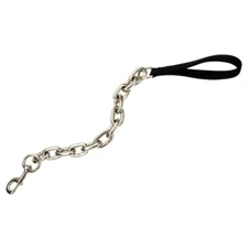 Coastal Giant Chain Traffic Dog Leash with Nylon Handle, 10mm X 30in*