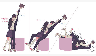 Anime girls hyouka boys 2d simple background long hair playmat gaming mat