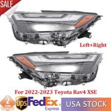 2022-2023 Toyota RAV4 XLE Full LED Headlight Assembly Left & Right Set