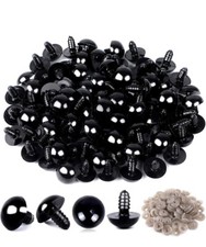 120PCS Plastic Safety Crochet Eyes Bulk with 120PCS Washers for Crochet Crafts 