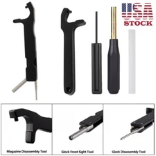 Glock Tool Kit Magazine Disassembly Tool Front Sight Tool Pin Punch 17 19 26 43