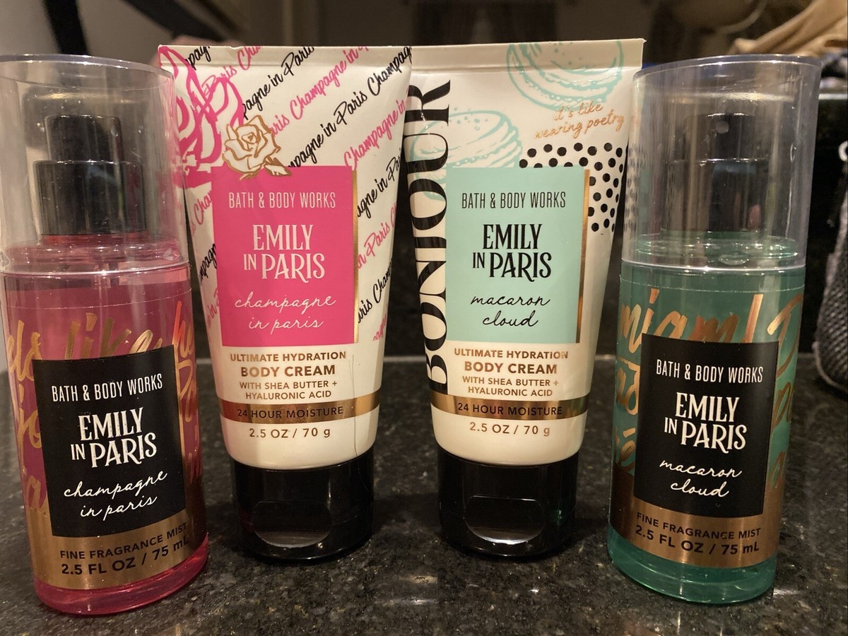 Bath And Body Works, Emily In Paris, Travel Size Set Of 4 | eBay