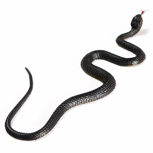 Realistic Manmade Soft Rubber Animal Fake Snake Garden Sale Props ToyHOTS