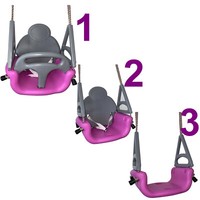 Babyschaukelsitz 3 In 1 Kleinkinder Schaukel Schaukelsitz Kinderschaukel Rosa