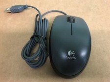 Logitech USB Optical Wired Mouse Black/Gray
