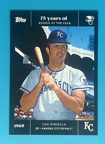 2022 Topps MLB Rookie des Jahres 75th Anniversary #13 Lou Piniella Royals