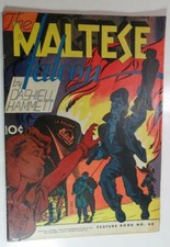 FEATURE BOOK #48 MALTESE FALCON DASHIELL HAMMETT DAVID MCKAY 1946 FINE 6.0