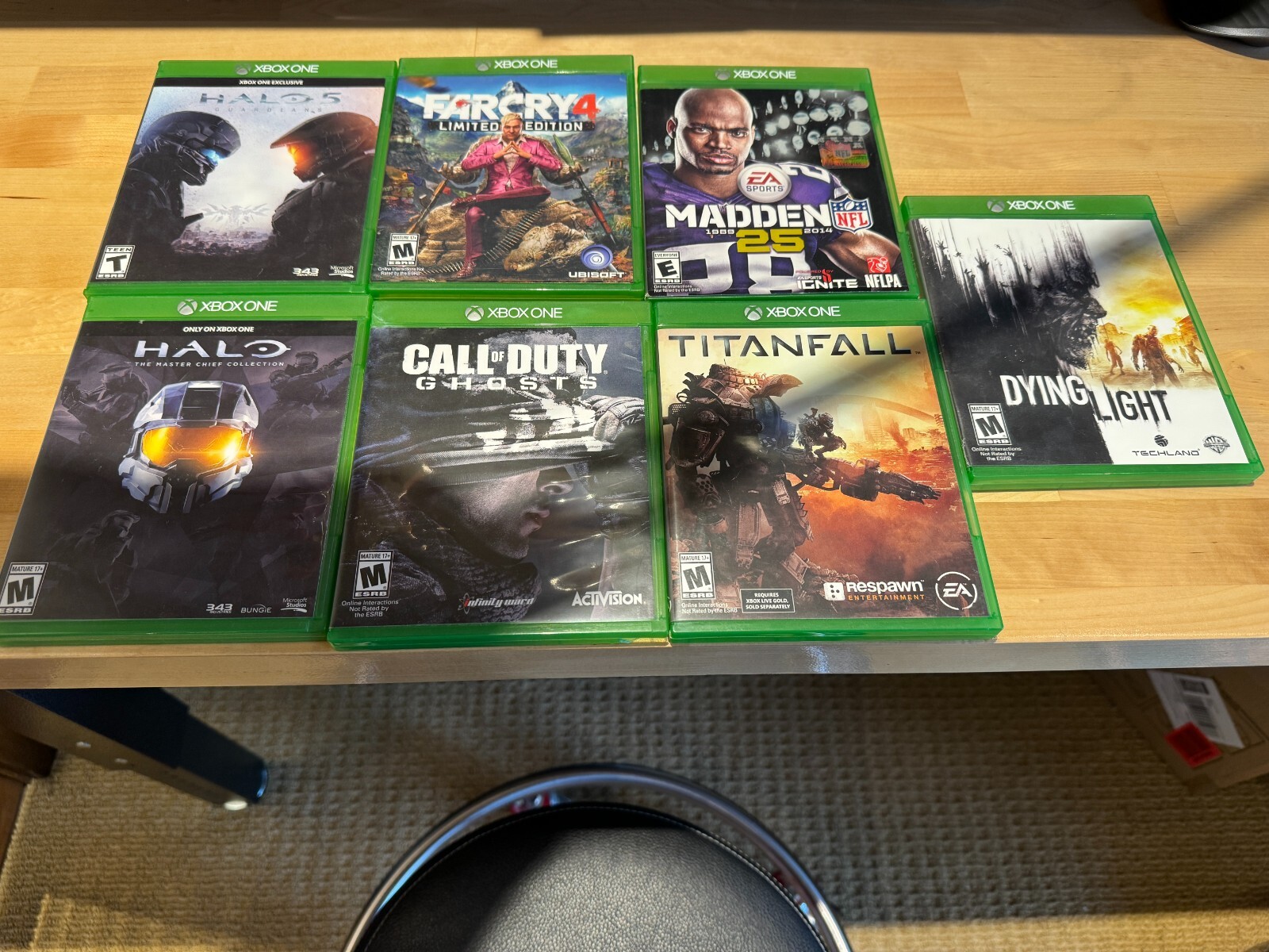 7 Xbox One Games eBay