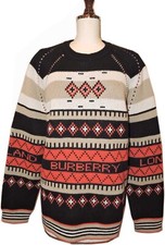 BURBERRY 100 Cashmere Sweater Double Layer Raglan Style Nicholas Shirt Sz XL