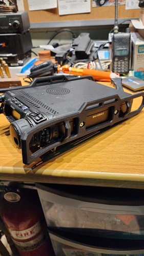 Jednoczęściowe szyny ochronne boczne ABS Yaesu FT-891 / FT-857D wypełnione szkłem - Zdjęcie 4 z 6