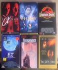 Classic Movies - Fantasy & Sc-Fi - Lot of 6 Vhs - Willow, X Files, Sixth Sense +