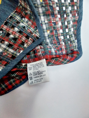 Casey & Max School Teacher Lattice Plaid Vest Women’s Size Large - Picture 8 of 8