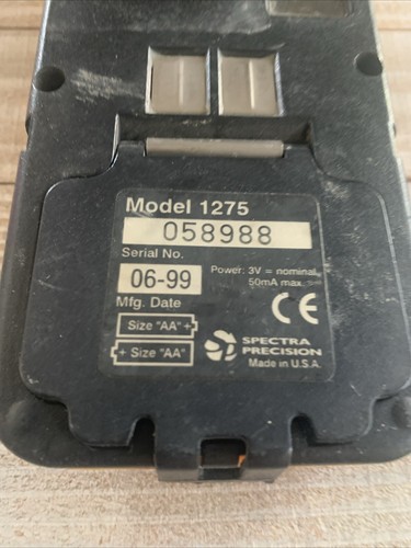 SPECTRA PRECISION 1274,1275 LASERLINE, Battery Departed Broken - Parts/repair - Picture 3 of 7