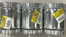 Master Flow 4 in. Flexible Duct and Sheet Metal Connector Splice Collar (3 Pack)