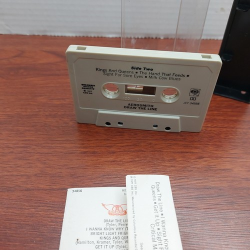 Aerosmith Draw The Line Cassette Tape 1977 Vintage JCT 34856 Steven Tyler - Picture 7 of 7