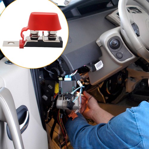 fr 2 Way Fuse Holder 30A-500A Marine MRBF Dual Terminal Fuse Block for Boats Car - Afbeelding 5 van 12