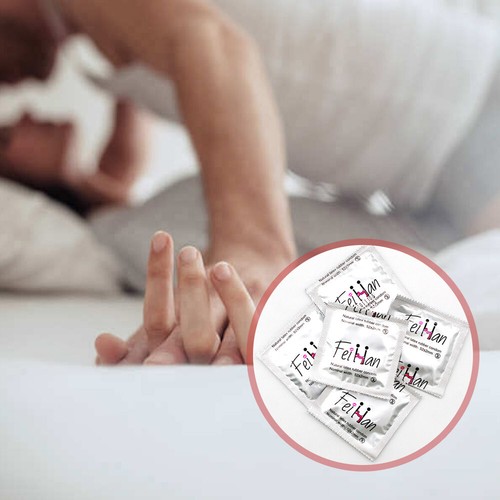 Paquete a granel de 100 preservativos de látex ultrafinos placer extendido tiempo extra retraso sexual - Imagen 3 de 11