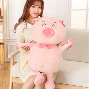 stuffed pig pillow