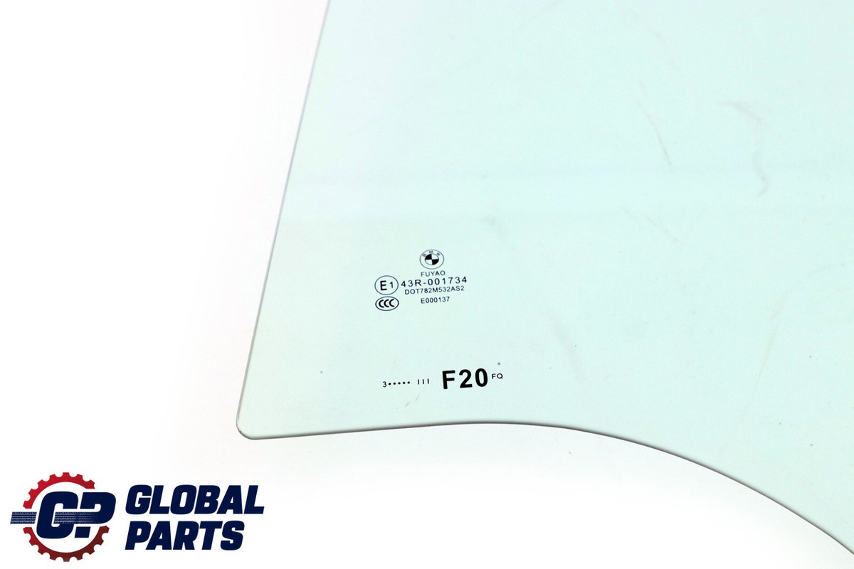 Genuine BMW 1 Series F20 Rear Left Side Door Window Glass - Green Tint AS2
