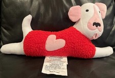 ROOM ESSENTIALS Target Valentine  s Day Dog Shaped Shearling Throw Pillow NWT NEW