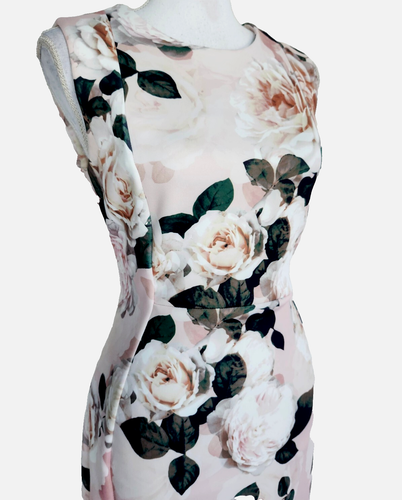 Vestido de buceo Calvin Klein sin mangas para mujer talla 10 floral rosa rubor - Imagen 5 de 14