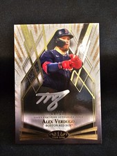 2022 Topps Tier One Alex Verdugo On Card SILVE INK Auto #/10 !!