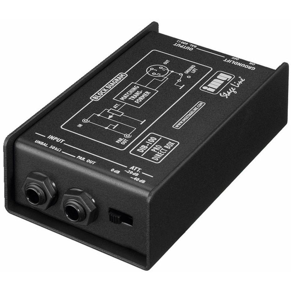 DI-Box Monacor DIB100 DI Box NEU 6390₽