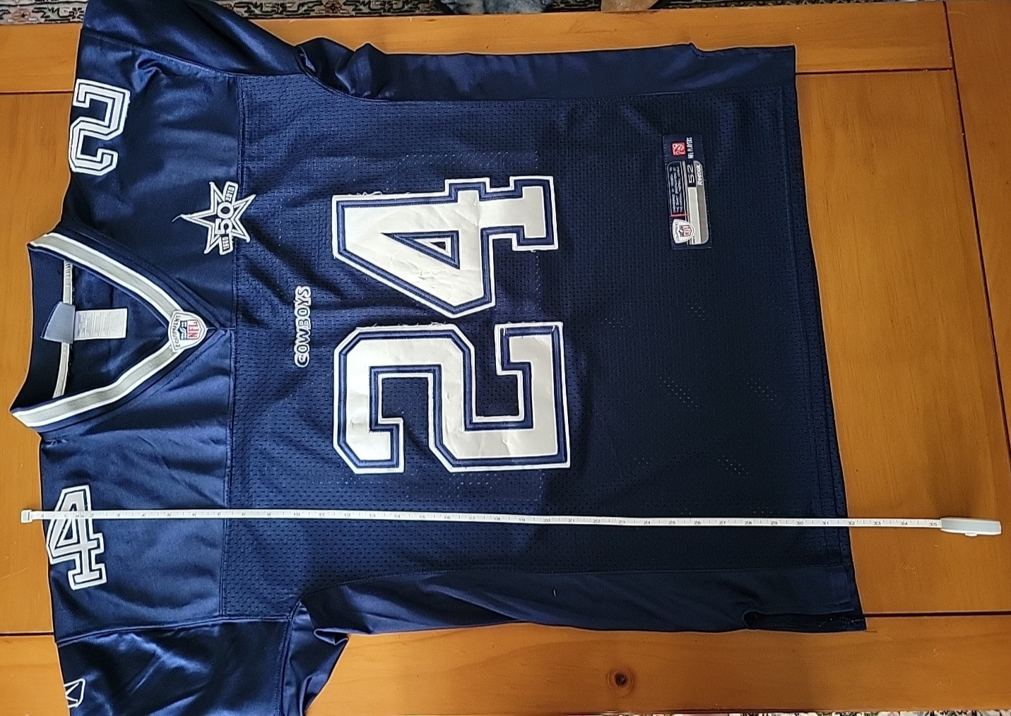 Reebok NFL On-Field Dallas Cowboys Barber #24 Jersey Mens 52 50 Year Anniversary thumbnail 17