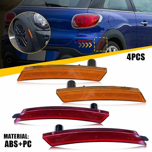4X Front Rear Side Marker Parking Light For Mini R55 R56 R57 R58 R59 ...