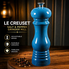 Le Creuset Salt Mill Teal Turquoise Acrylic G...