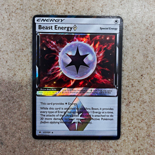 The Pokémon Company Beast Energy Prism Star 117/131 Forbidden Light Holo EN