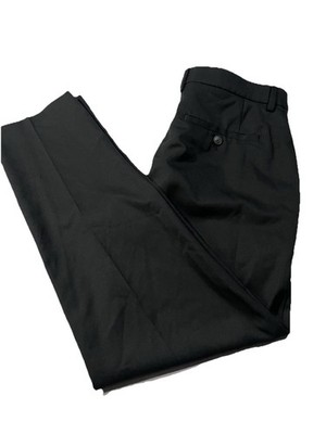 Haggar The Active Series Men's 32x29 Black Slim Fit Suit Pants