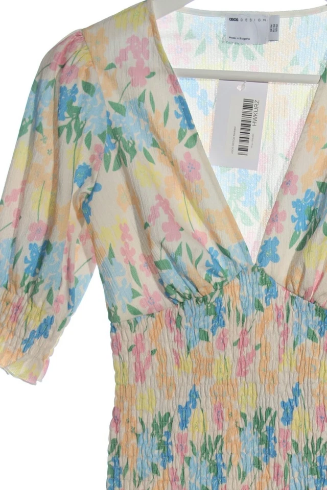 ASOS DESIGN Mini vestido Mujeres Vestido Talla EU 34 amarillo pálido-rosa-azul - Imagen 3 de 4