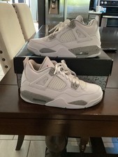 Jordan 4 White Oreo GS Size 5.5Y Excellent Condition OG Box/No Reserve