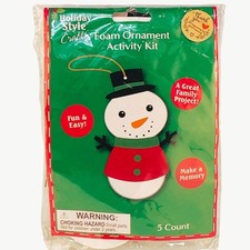 28091 - Foam Kit Snowman Ornament 7" 1-32