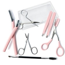 8 Pcs Eyebrow Kit, with Small Eyebrow Scissors with Comb,Eyebrow Razor Kit, E...
