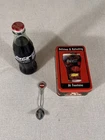 Vintage Coca Cola Lot Tin Spoon Mini Bottle Super Bowl Cowboys