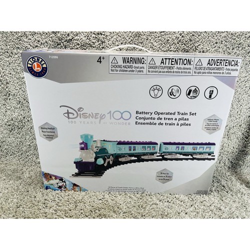 Juego de tren a pilas Lionel Disney 100 años de maravilla 712096 nuevo | Zustand: New