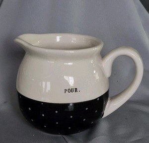 RAE DUNN POLKA DOT POUR CREAMER