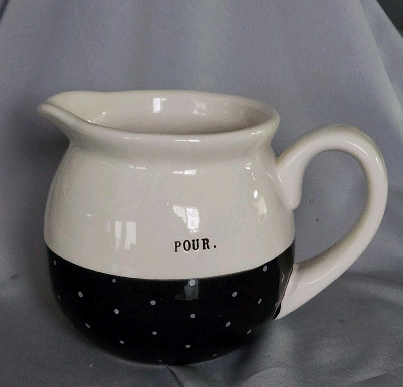 RAE DUNN POLKA DOT POUR CREAMER