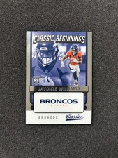 2021 Panini Classics Javonte Williams Classic Beginnings #CB-JW Rookie Broncos