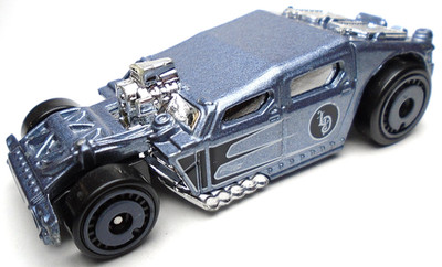 2023 HOT WHEELS LETHAL DIESEL METALLIC GRAY 1:64 DIECAST 2 7/8'' CAR BLACK WHITE