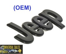 Jeep Emblem Badge Nameplate Black Hood Grand Cherokee 2011-2022 New 68309841aa
