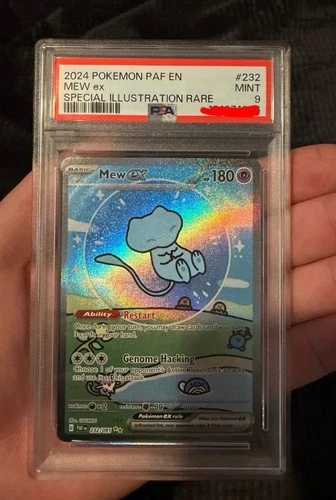 Pokémon Mew EX 232/091 SIR PSA 9 “Bubble Mew”