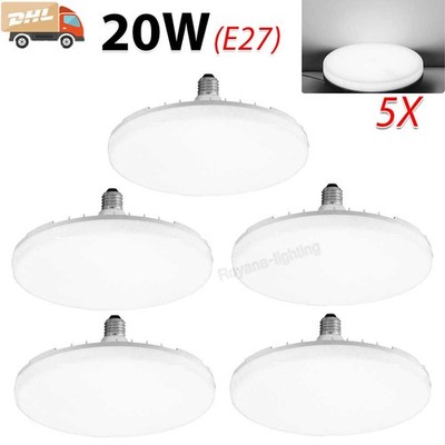 5x E27 LED Birnen 20W Leuchtmittel Spot Strahler Glühbirne Lampe Kaltweiß 6500K